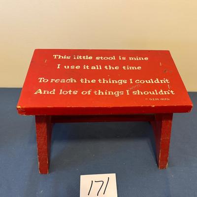 Vintage Children’s Stool