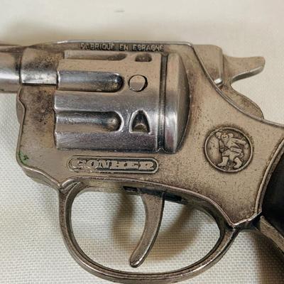 LOT 28: Collection of Three (3) Vintage Toy Cap Guns -Conher, Gene Autry and More