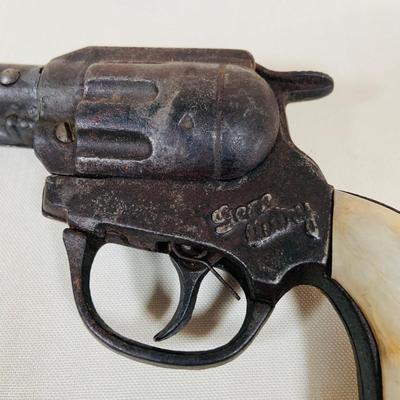 LOT 28: Collection of Three (3) Vintage Toy Cap Guns -Conher, Gene Autry and More