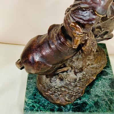 LOT 30: The Rattlesnake Bronze Statue by Frederick Remington