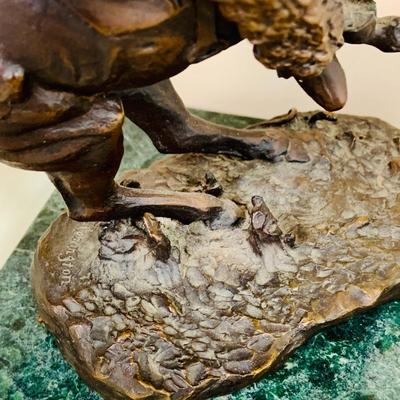 LOT 30: The Rattlesnake Bronze Statue by Frederick Remington