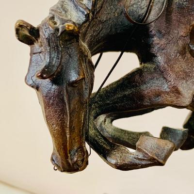 LOT 30: The Rattlesnake Bronze Statue by Frederick Remington
