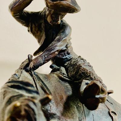 LOT 30: The Rattlesnake Bronze Statue by Frederick Remington