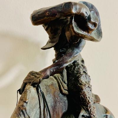 LOT 30: The Rattlesnake Bronze Statue by Frederick Remington