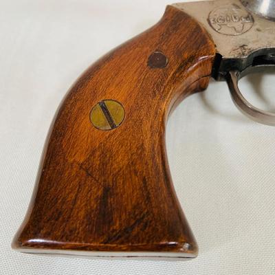 LOT 31: Vintage Coibel Toy Cap Gun with Wood Handle Made in Spain