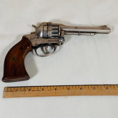 LOT 31: Vintage Coibel Toy Cap Gun with Wood Handle Made in Spain