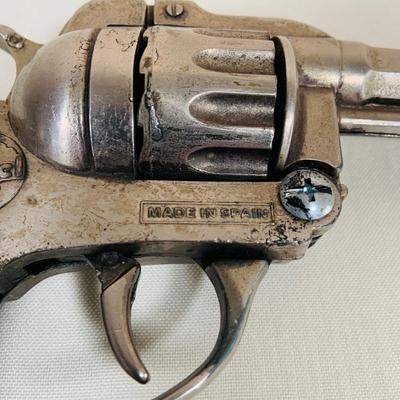 LOT 31: Vintage Coibel Toy Cap Gun with Wood Handle Made in Spain