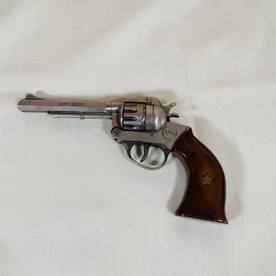 LOT 31: Vintage Coibel Toy Cap Gun with Wood Handle Made in Spain