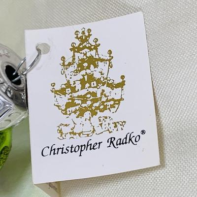 LOT 34: Collection of Three (3) Christopher Radko Glass Ornaments