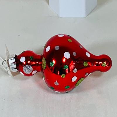 LOT 34: Collection of Three (3) Christopher Radko Glass Ornaments