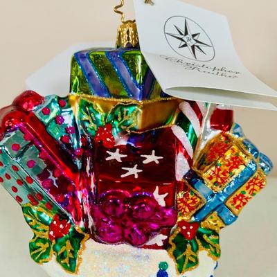 LOT 34: Collection of Three (3) Christopher Radko Glass Ornaments