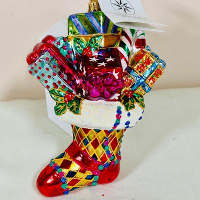 LOT 34: Collection of Three (3) Christopher Radko Glass Ornaments