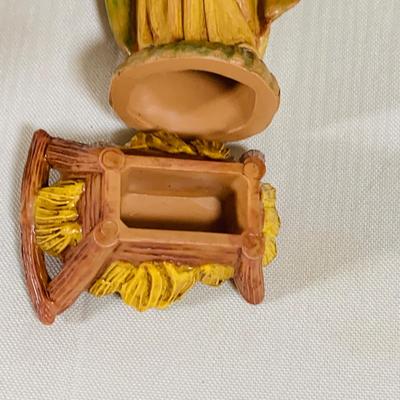 LOT 35: Assortment of Christmas Decorations Including a Nativity Set, Lenox Angel, Ornaments and More