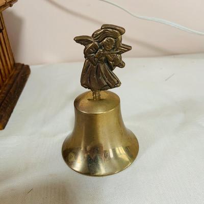 LOT 35: Assortment of Christmas Decorations Including a Nativity Set, Lenox Angel, Ornaments and More