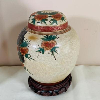 LOT 39: Asian Inspired Decor Including Ginger Jars by Toyo and Satsuma Japan, a “Chokin” Metal-Engraved Vase from Japan and More