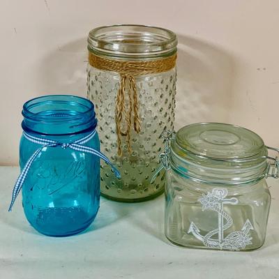 LOT 40: By the Sea - Beach Inspired Collection of Wall Art, Vases Candles, Thimbles and More