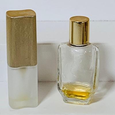 LOT 42: Collection of Glass Perfume Bottles -Arpege Eau De Lanvin, Jacques Fath, Balmain and More