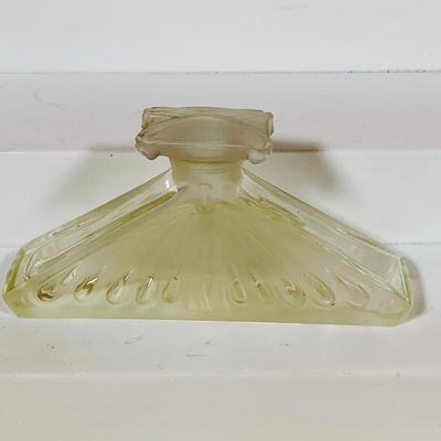LOT 47: Mirror and Glass Vanity Tray and Glass Perfume Bottles