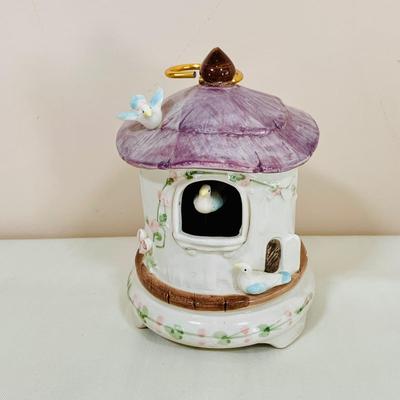 LOT 48: Grandmother’s Collection with Willow Tree Grandmother Figurine, A Grandmother Hang Heart, Schmid Music Box , Wall Art, Flower...