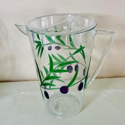 LOT50: Summertime Entertain Set with Sonoma Cup and Tray, Plastic Glass, Dishes and Pitcher and Serving Tray