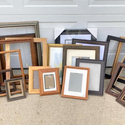 LOT 57: Large Collection of Picture Frames - NOS Included