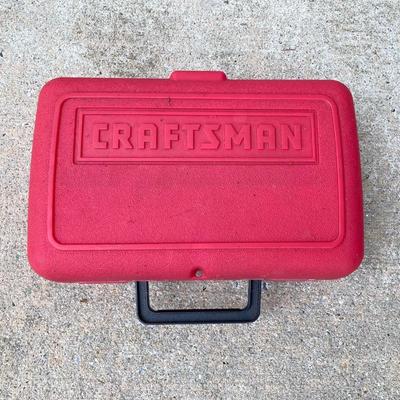 LOT 58: Sears Craftsman Bench Grinder Model 257 190470, Craftsman Rotary Tool Model 572.610950 with Cases / Accessories and Vintage Hand...