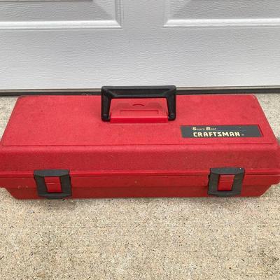 LOT 58: Sears Craftsman Bench Grinder Model 257 190470, Craftsman Rotary Tool Model 572.610950 with Cases / Accessories and Vintage Hand...