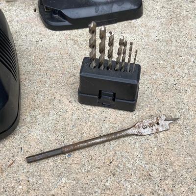 LOT 59: Sears Craftsman Metal Toolbox with Contents and Craftsman Cordless Drill / Driver Model 315.116890 with Charger and Battery