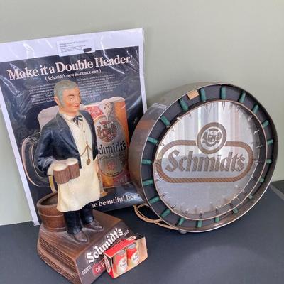 LOT 69: Vintage Schmidt's Beer Collection