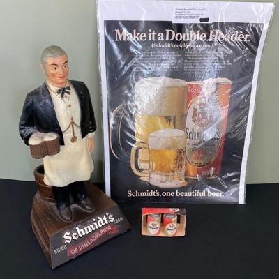 LOT 69: Vintage Schmidt's Beer Collection