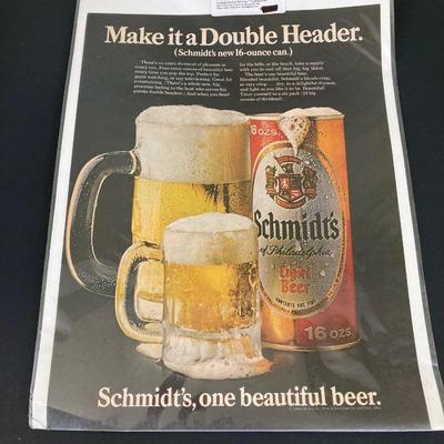 LOT 69: Vintage Schmidt's Beer Collection