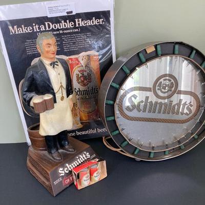 LOT 69: Vintage Schmidt's Beer Collection