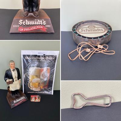LOT 69: Vintage Schmidt's Beer Collection