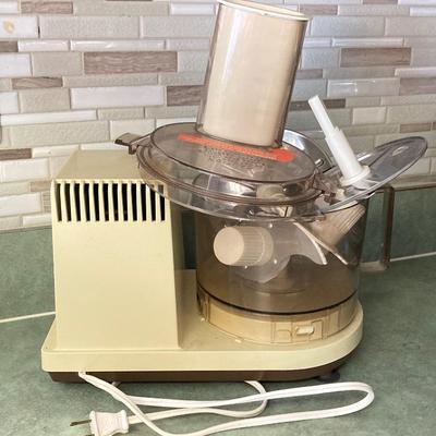 LOT 70: Kitchen Appliances - Osterizer Blender, Sears Counter Craft Food Processor and Oster Touch-a-Matic Can Opener / Juicer