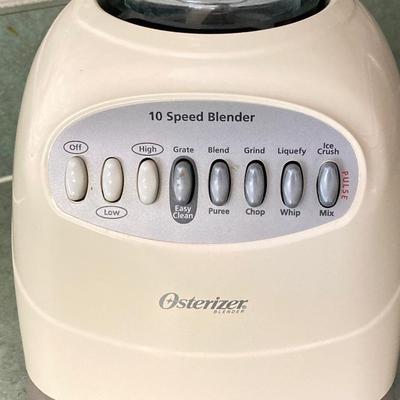 LOT 70: Kitchen Appliances - Osterizer Blender, Sears Counter Craft Food Processor and Oster Touch-a-Matic Can Opener / Juicer