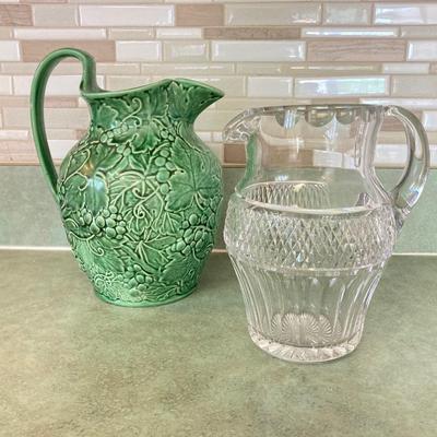 LOT 73: Collection of Serving Ware - Wedgwood & Barlaston of Etruria (Made in England) Pitcher, Bunny Egg Holder, Decorative Bowls...
