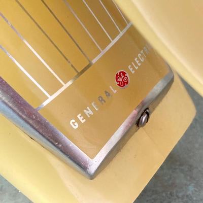 LOT 74: Vintage Kitchen Appliances and More - General Electric Mixer, Easy Twist by Foley Jar Opener, Toaster, Corning Ware Blue Corn...