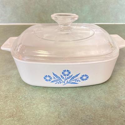 LOT 74: Vintage Kitchen Appliances and More - General Electric Mixer, Easy Twist by Foley Jar Opener, Toaster, Corning Ware Blue Corn...