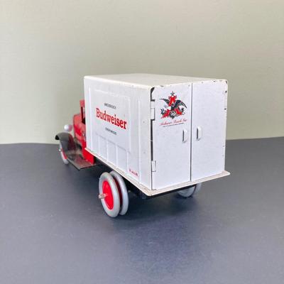 LOT 76: Budweiser Collection of Metal and Diecast Toy Trucks / Cars (Days Gone) and More