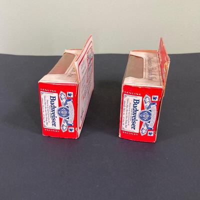LOT 76: Budweiser Collection of Metal and Diecast Toy Trucks / Cars (Days Gone) and More