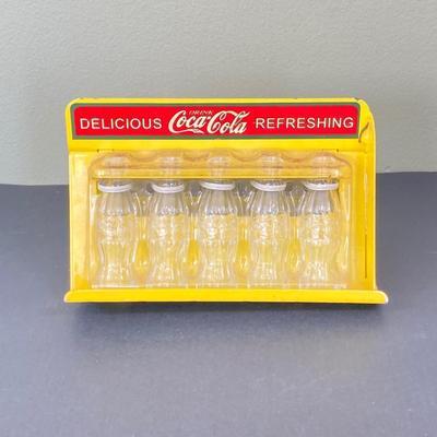 LOT 78: 1930's Coca-Cola Metal Toy Truck in Original Box (Gearbox) with Extra Bottles