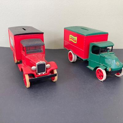 LOT 81: Toy Diecast Ertl Bank Collection - Franco American, Sears Roebuck & Co. and Handmade Pall Mall