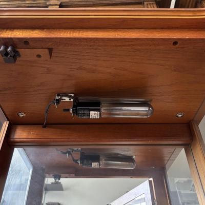 LOT 84: Display Cabinet/Accent Table