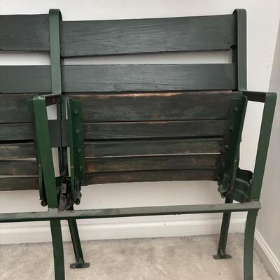 LOT 87: Vintage Stadium Triple Seat