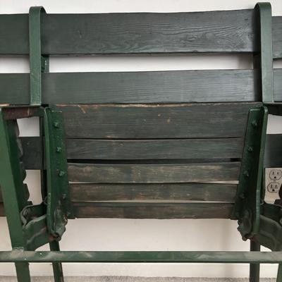 LOT 87: Vintage Stadium Triple Seat