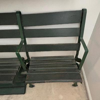 LOT 87: Vintage Stadium Triple Seat