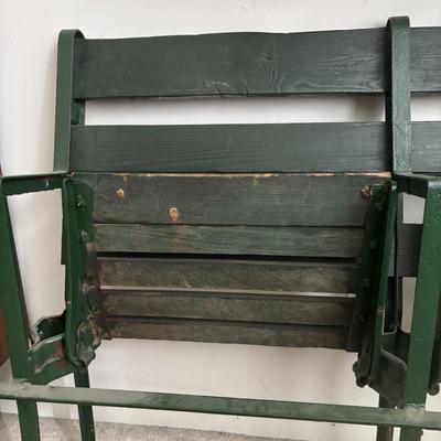 LOT 87: Vintage Stadium Triple Seat