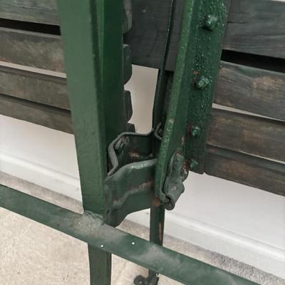 LOT 87: Vintage Stadium Triple Seat