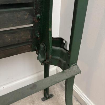 LOT 87: Vintage Stadium Triple Seat