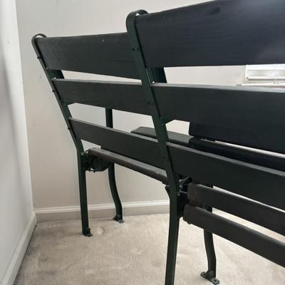 LOT 87: Vintage Stadium Triple Seat